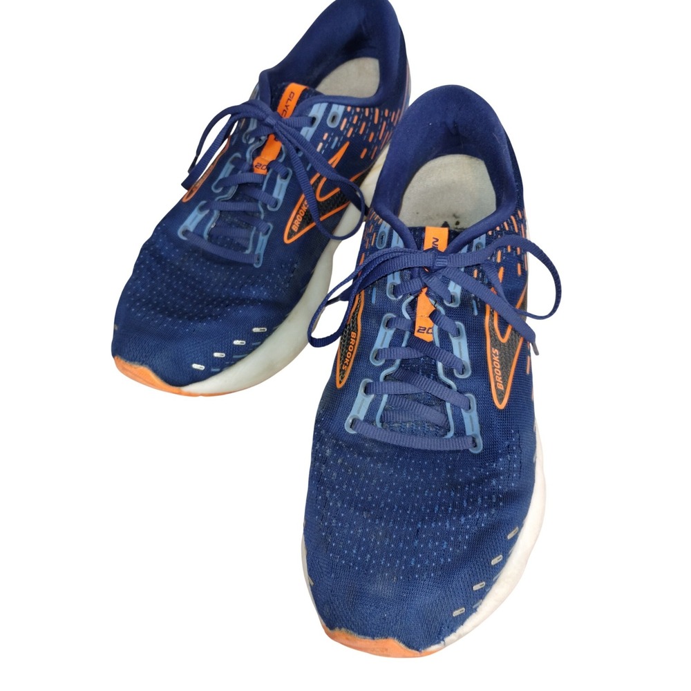 Brooks Glycerin 20 Men's Running‎ Shoes Navy Orange Road Athletic Sneakers